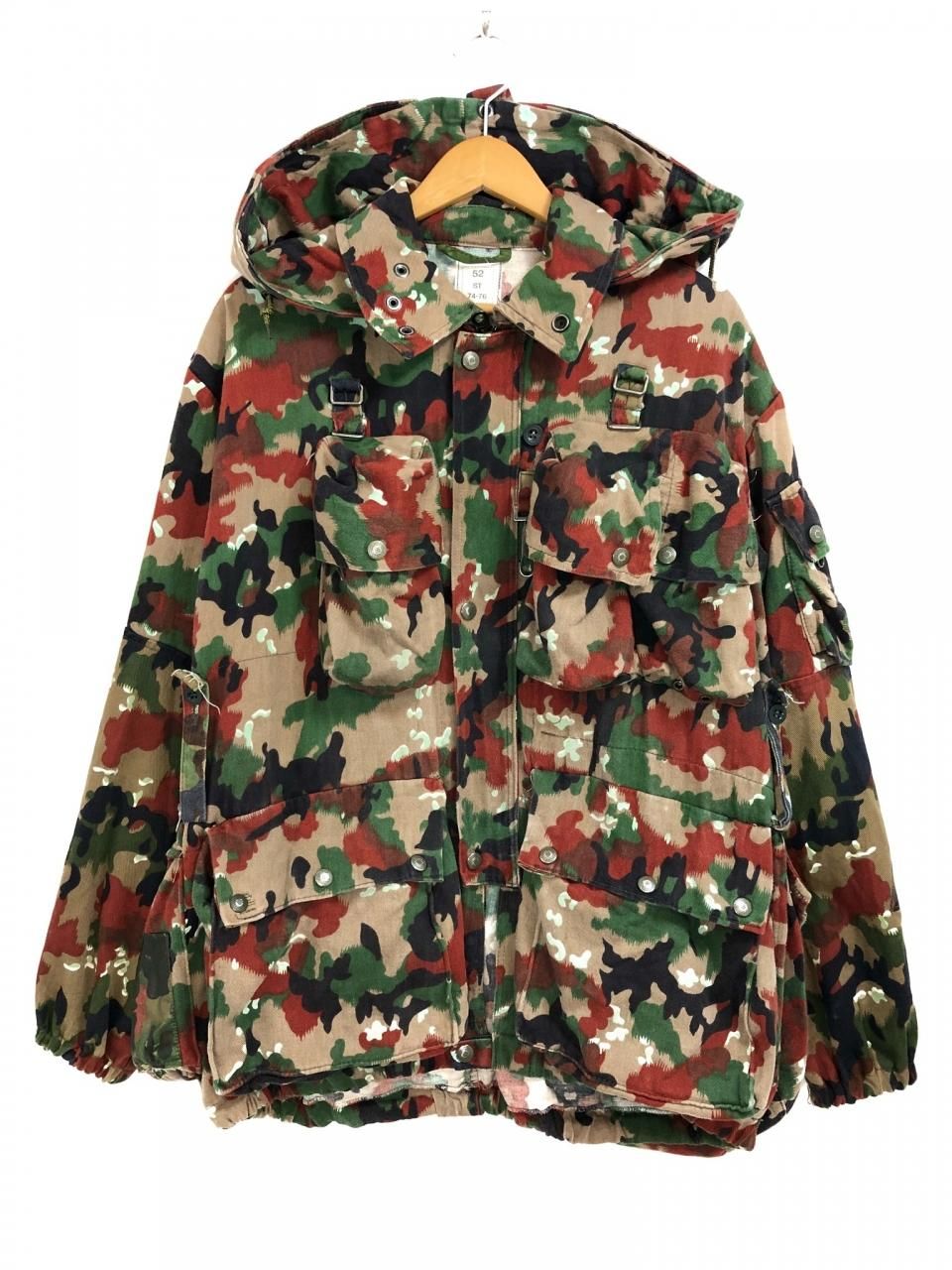 SWISS ARMY M-57 Mountain Jacket ベージュ赤緑 52 スイス軍 SWISS ARMY M-57 Mountain Jacket ベージュ赤緑 52 スイス軍