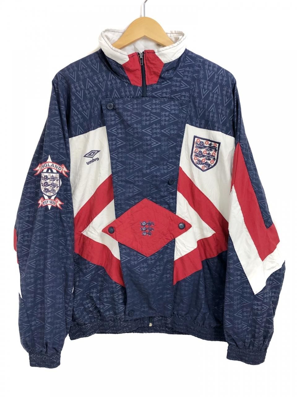 s umbro UK VTG アンブロ イングランド代表ナイロンジャケットL