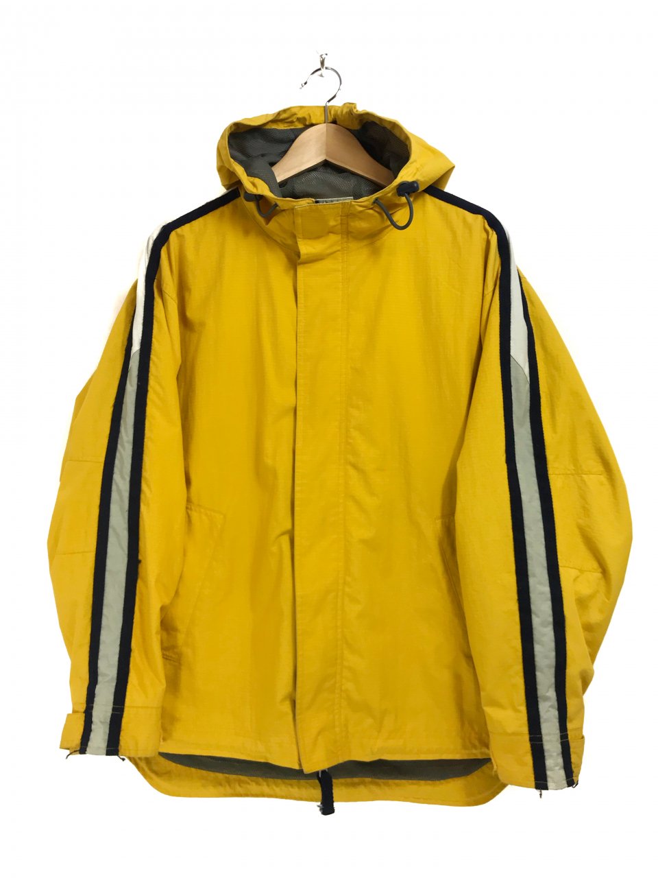 90s OLD GAP Ripstop Nylon Hooded Jacket 黄 XS オールドギャップ ...