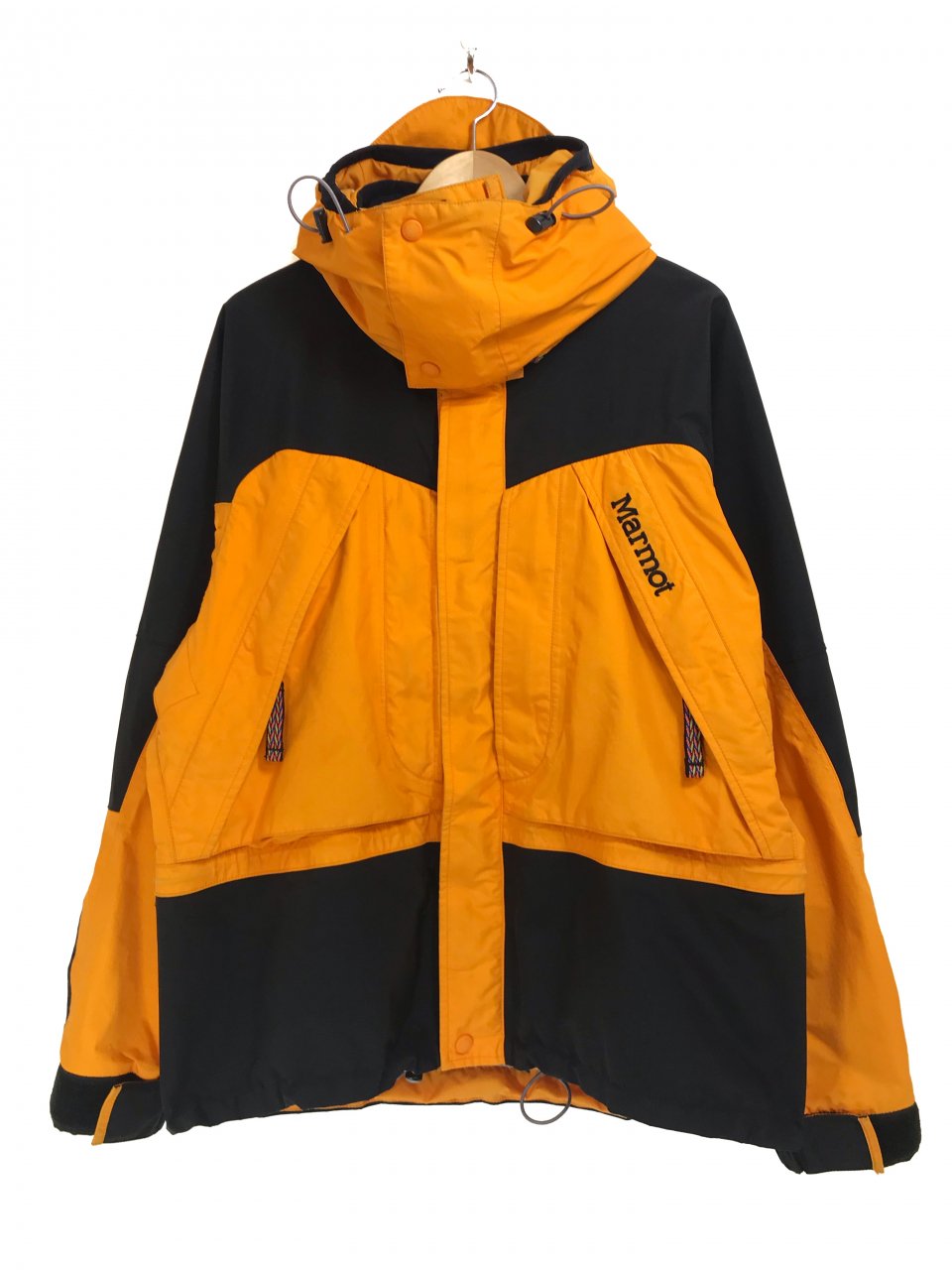 90s Marmot GORE-TEX Mountain Jacket 黄黒 M マーモット ゴアテックス