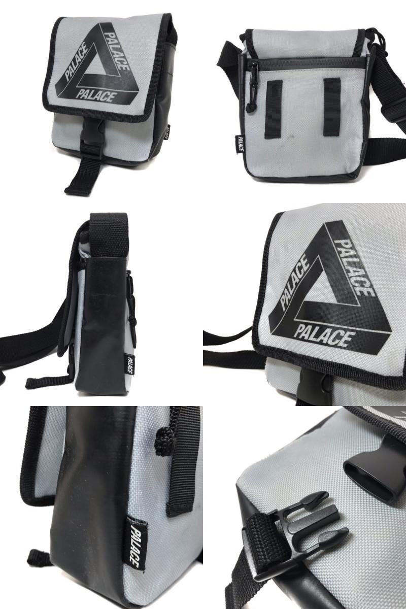 16SS PALACE SKATEBOARDS SHOT BAG (GREY) パレス ショット バッグ 灰 グレー ロゴ ナイロン ショルダーバッグ BARREL BAG 2016春夏 - NEWJOKE ONLINE STORE