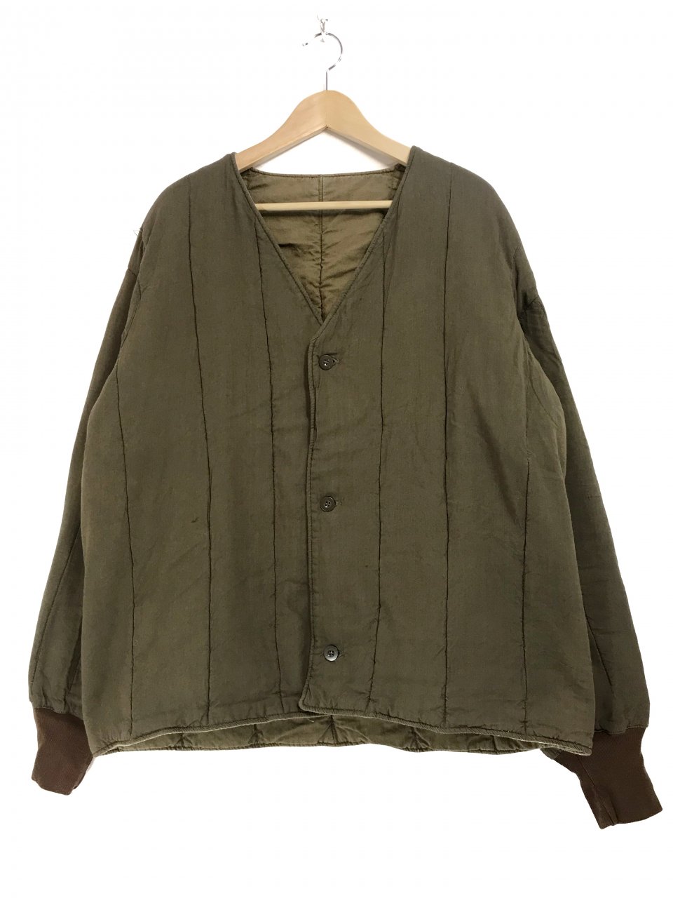 60s Czech Republic Military M60 Cotton Liner Jacket オリーブ 3