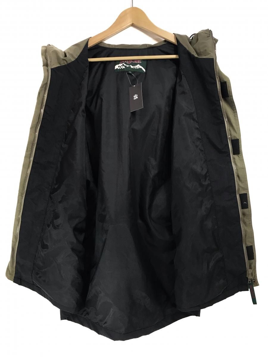 90s JANSPORT Nylon Mountain Jacket 黒オリーブ L ジャン