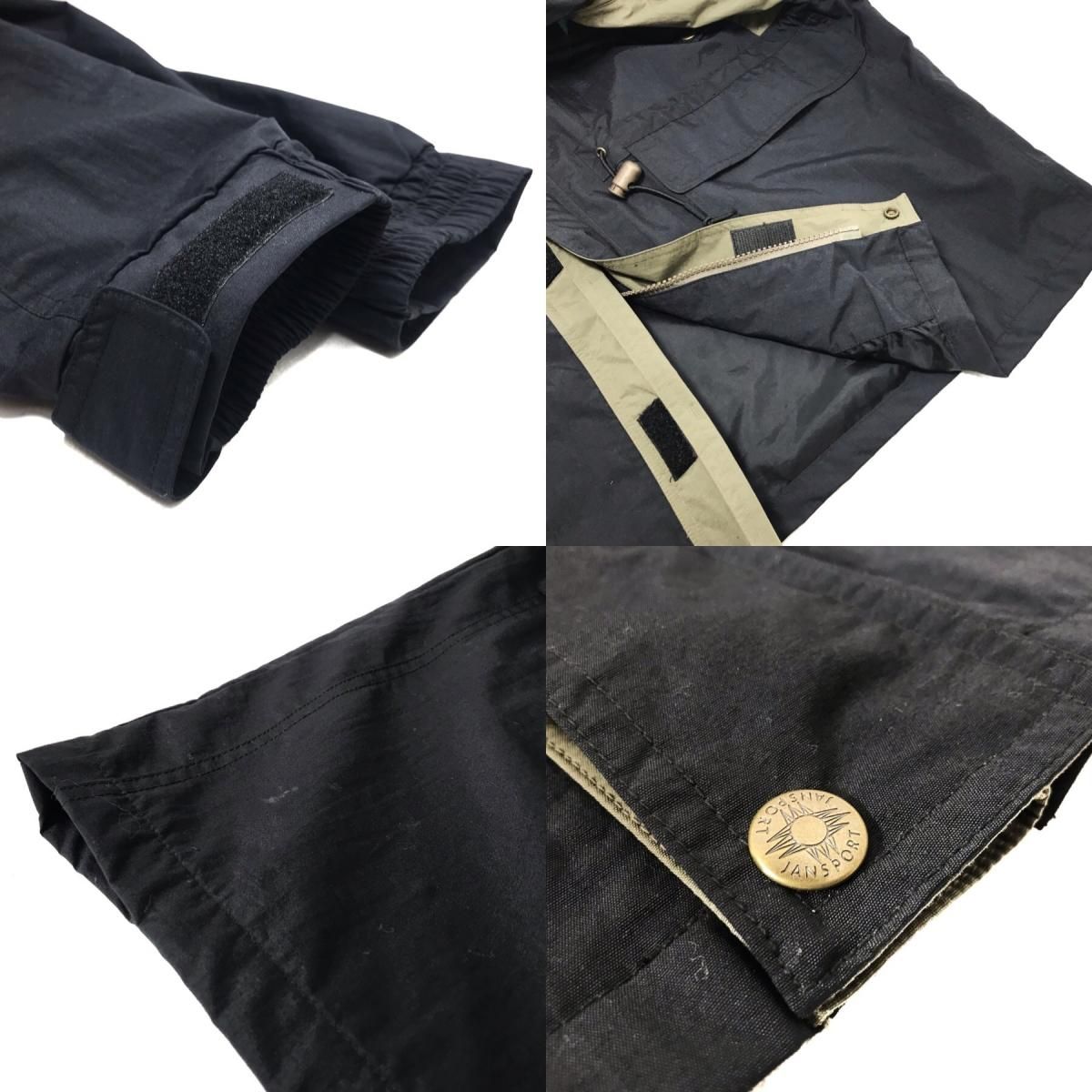 90s JANSPORT Nylon Mountain Jacket 黒オリーブ L ジャン 90s JANSPORT Nylon Mountain Jacket 黒オリーブ L ジャン
