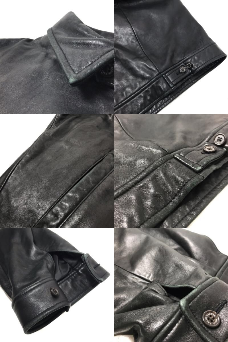 Polo Ralph Lauren Leather Drizzler Jacket 黒 XXL ポロ ラルフ Polo Ralph Lauren Leather Drizzler Jacket 黒 XXL ポロ ラルフ
