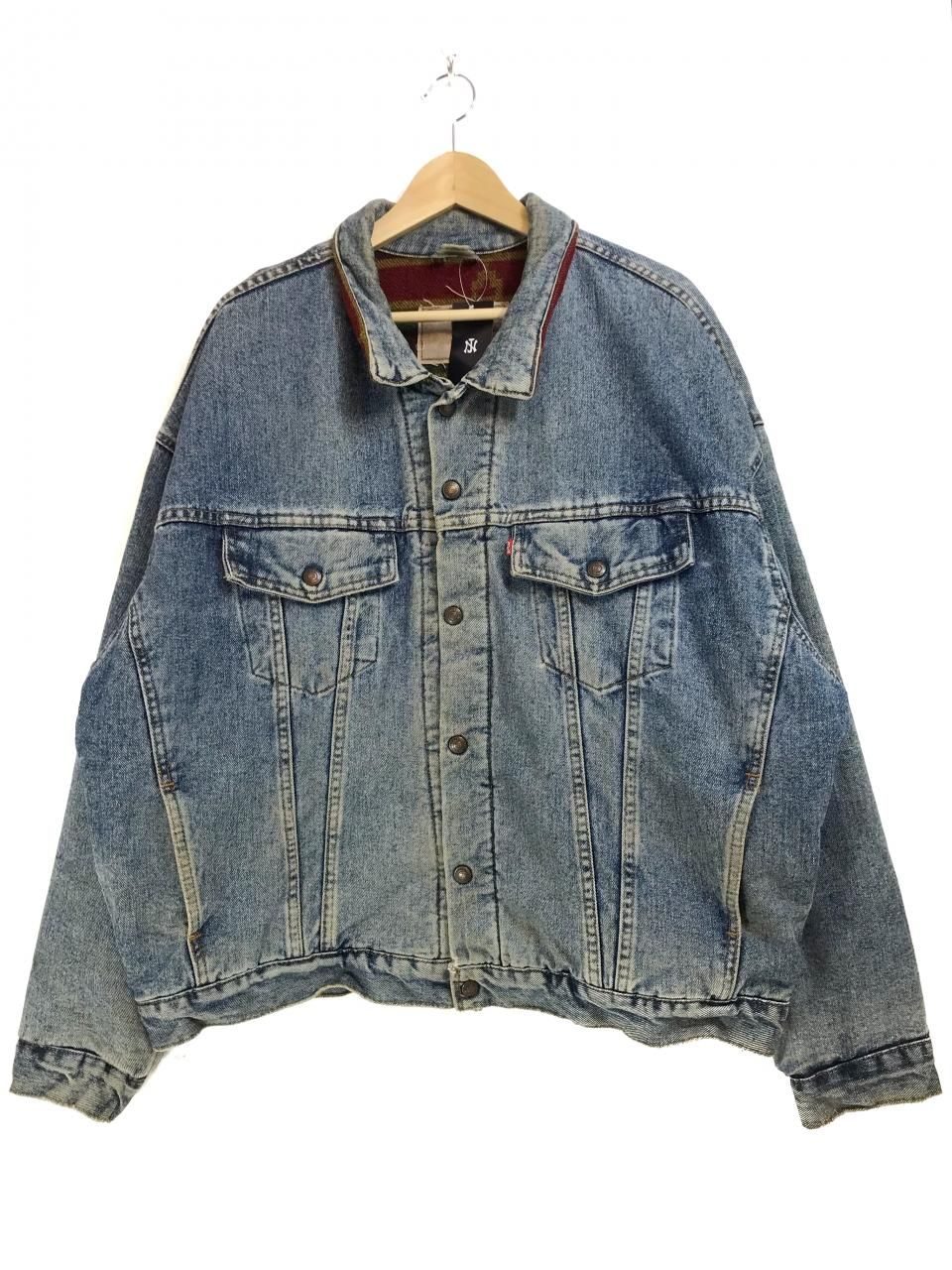 USA製 90s Levis 70617-4891 Native Blanket Denim Jacket XL リーバイス Levis  デニムジャケット ブランケット ネイティブ柄 - NEWJOKE ONLINE STORE