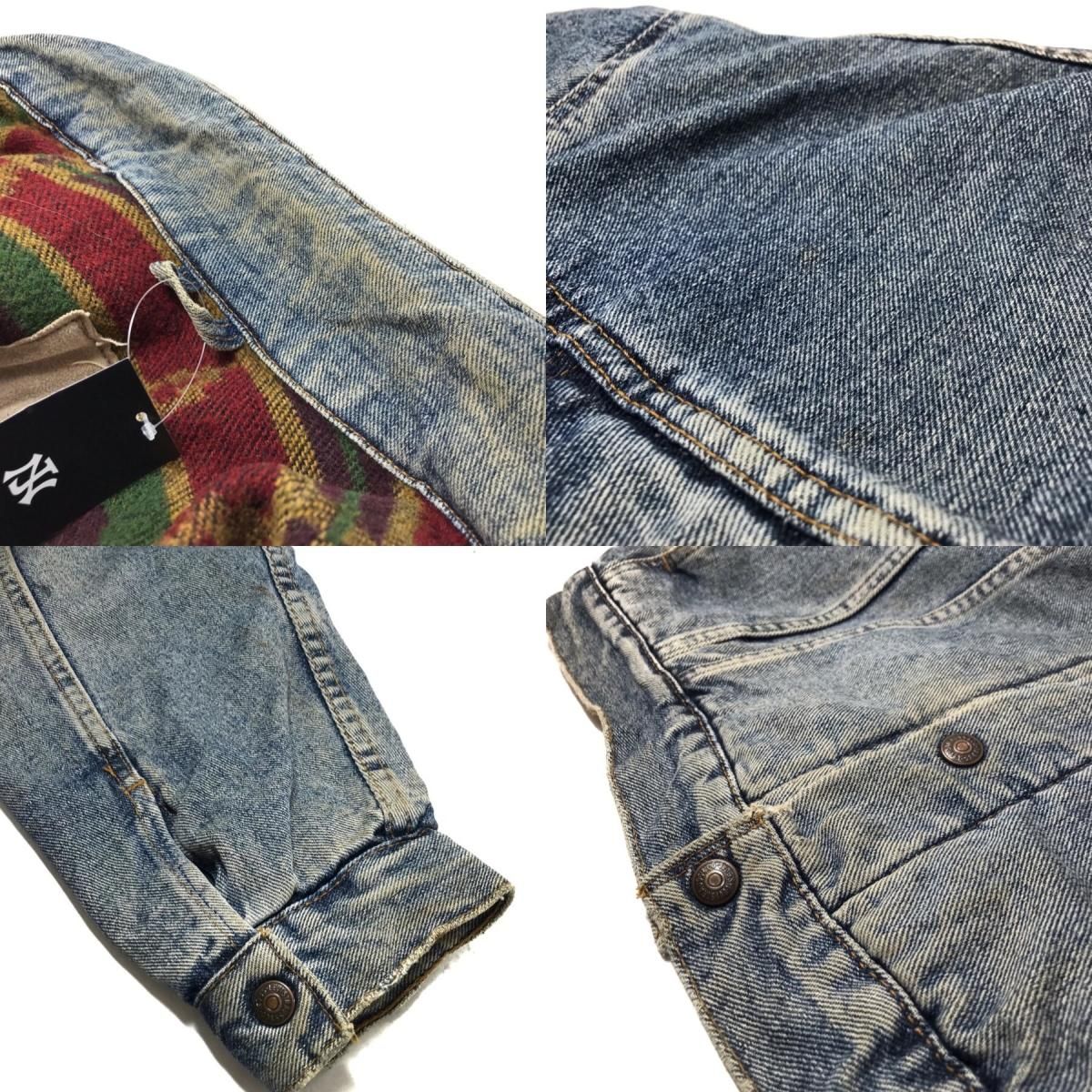 USA製 90s Levis 70617-4891 Native Blanket Denim Jacket XL