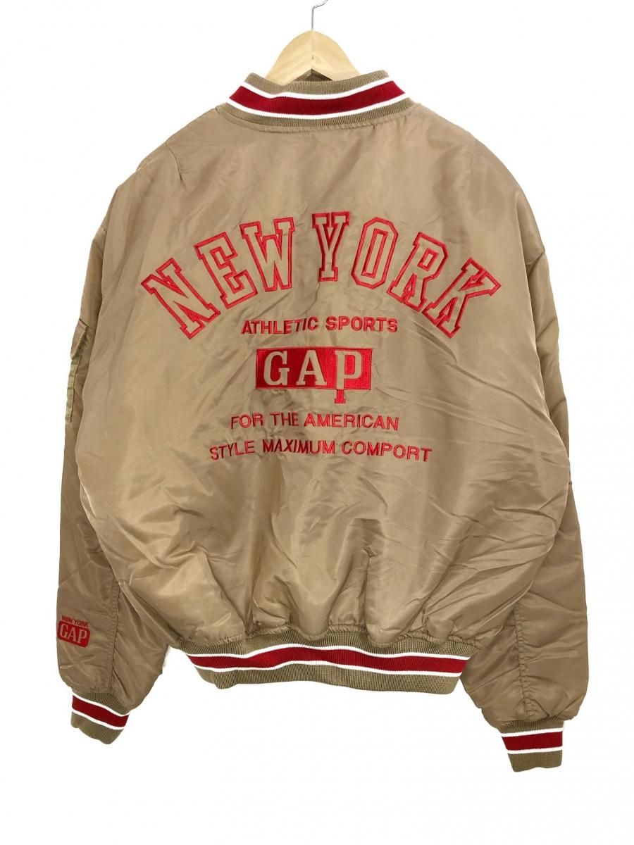 90s OLD GAP NYLON VARCITY JACKET ギャップ ナイロン 中綿スタジャン