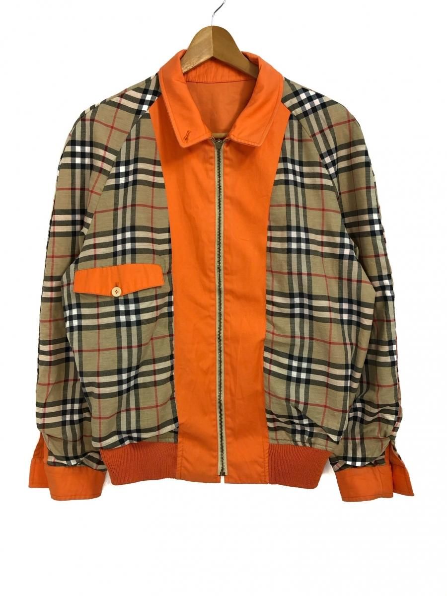 90s Burberry Cotton Drizzler Jacket オレンジ M相当 90s Burberry Cotton Drizzler Jacket オレンジ M相当