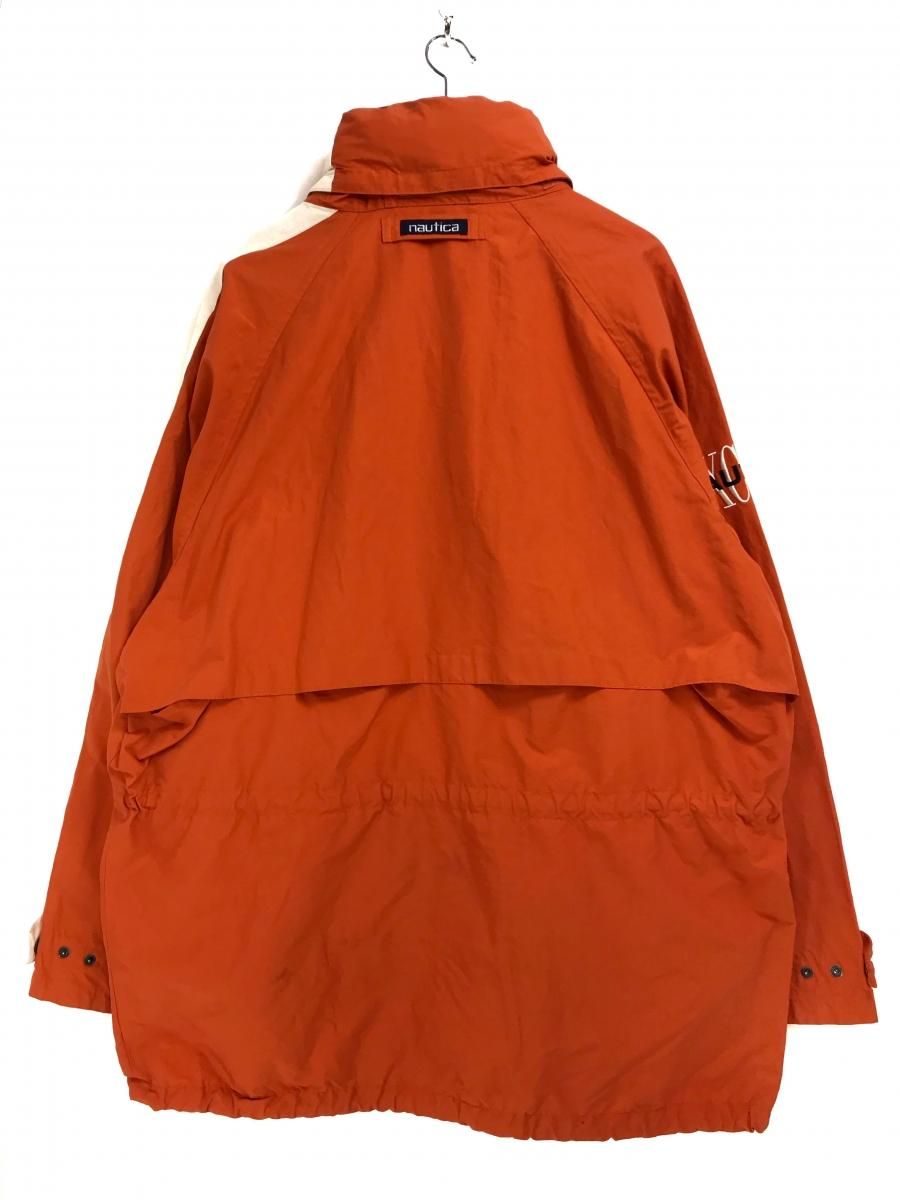 90s NAUTICA Cotton-Nylon Half Coat オレンジ XL ノーティカ 90s NAUTICA Cotton-Nylon Half Coat オレンジ XL ノーティカ