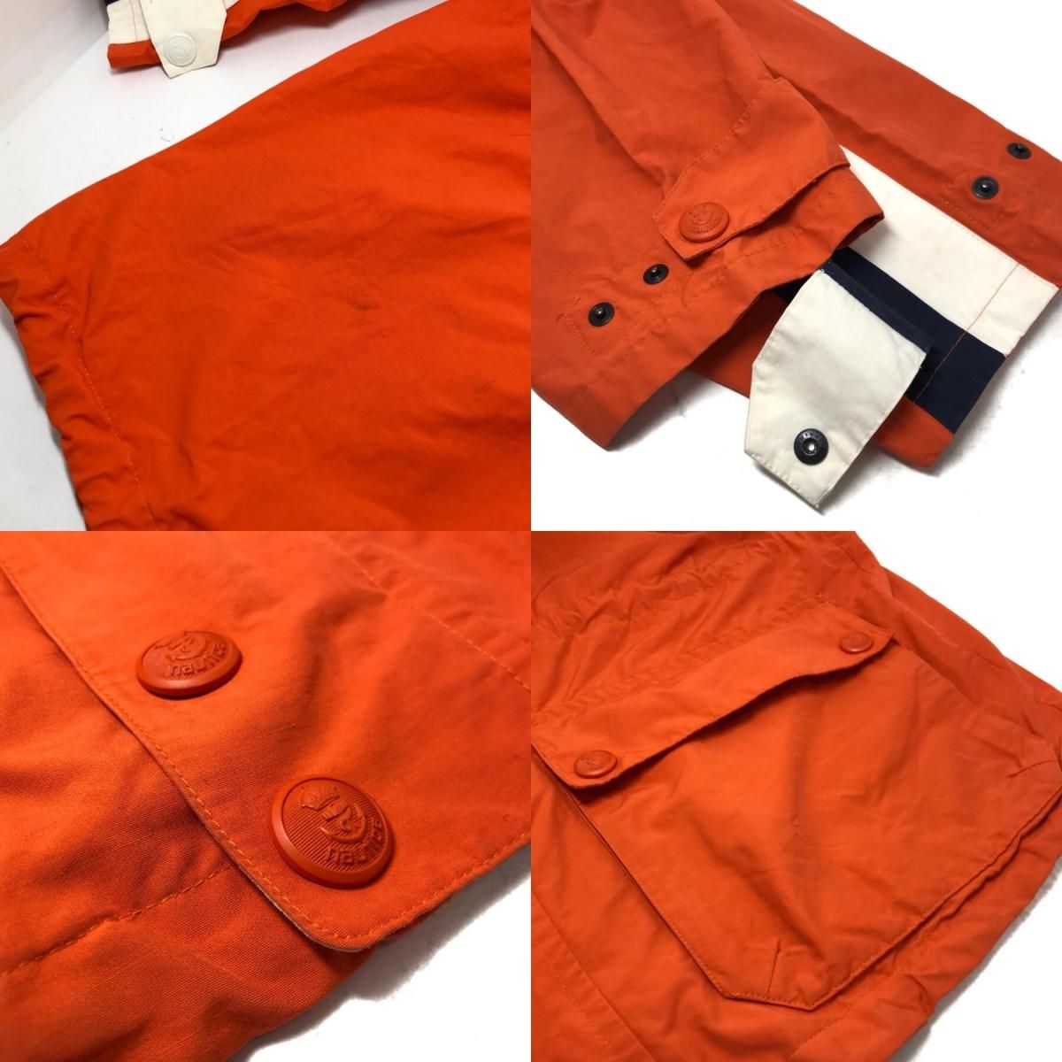 90s NAUTICA Cotton-Nylon Half Coat オレンジ XL ノーティカ 90s NAUTICA Cotton-Nylon Half Coat オレンジ XL ノーティカ