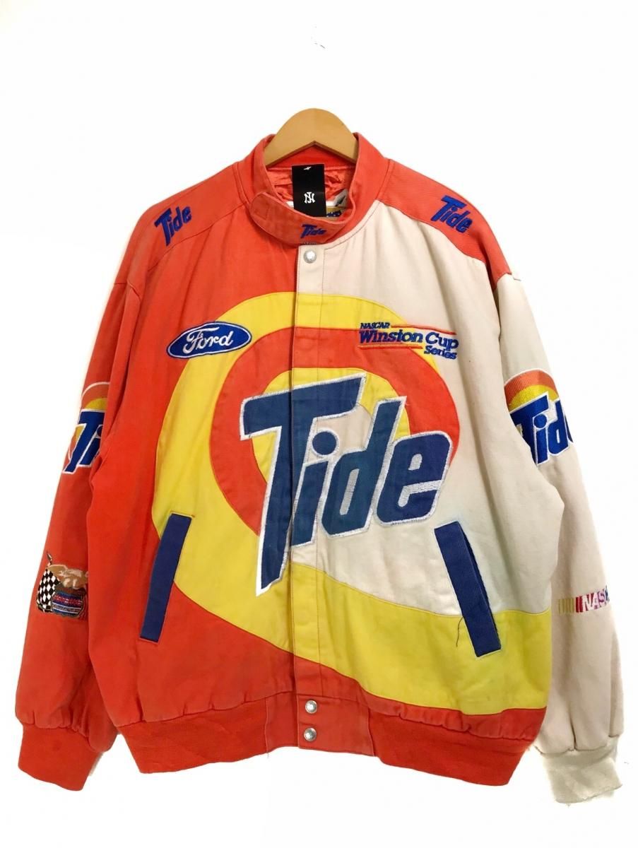 USA製 s JEFF HAMILTON "Tide" Cotton Racing Jacket オレンジ XL