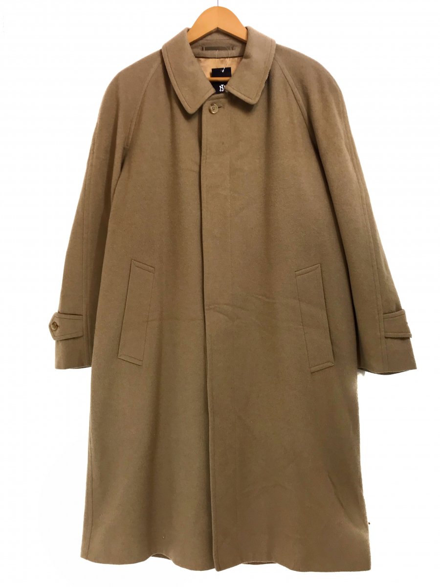 イングランド製 80s Burberrys Wool-Alpaca Bal Collar Coat キャメル