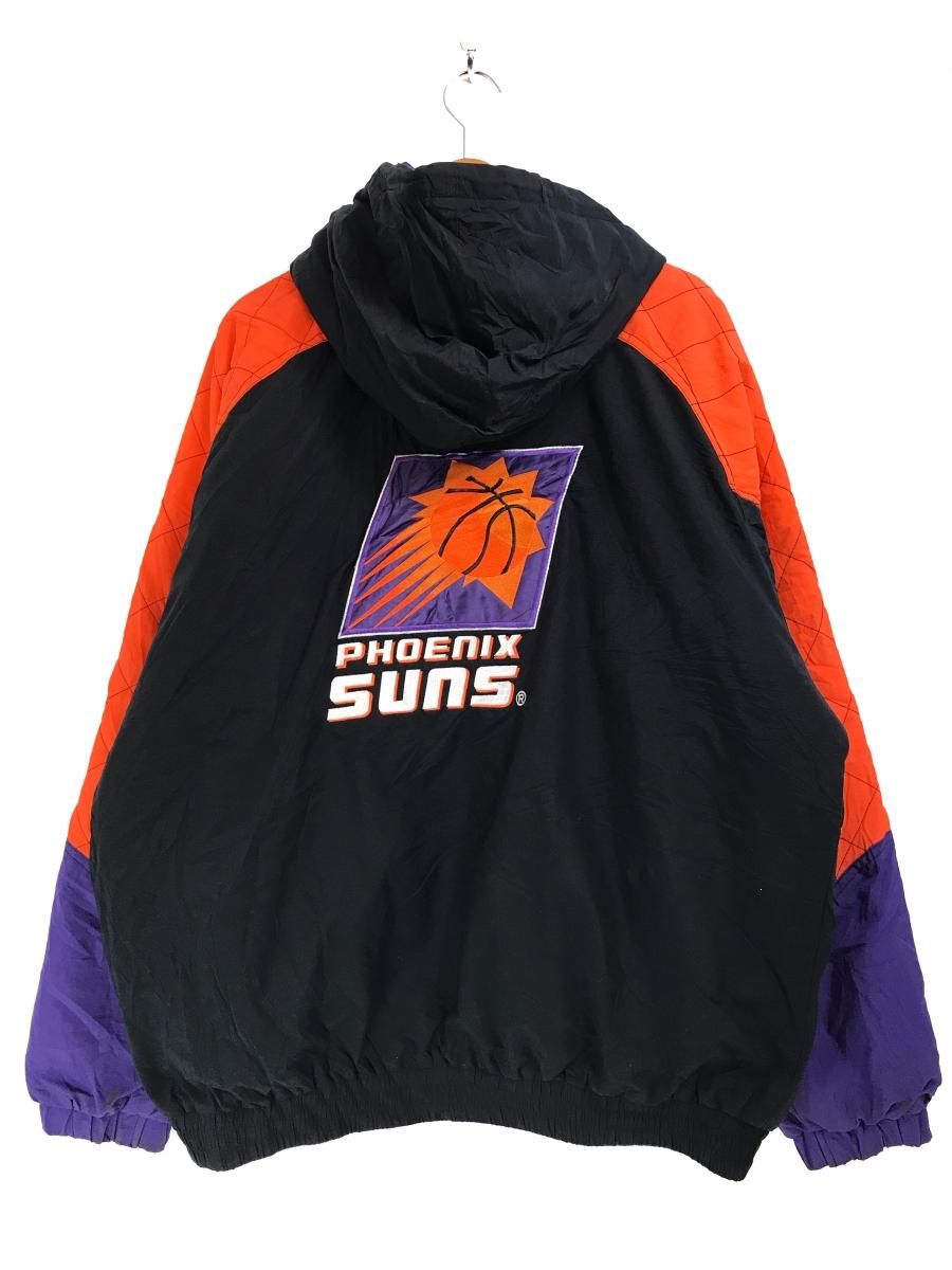 s STARTER "PHOENIX SUNS" Padding Nylon Jacket 紫オレンジ XXL