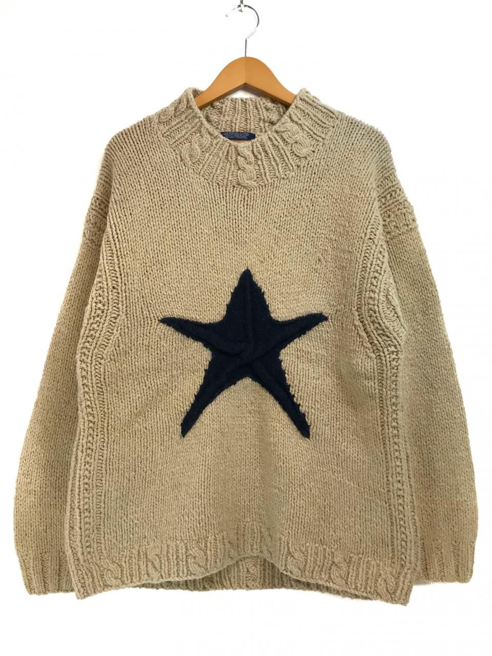 90s トミーフィルフィガー シルク53%ウール47% スター ニット セーター 90s TOMMY HILFIGER 