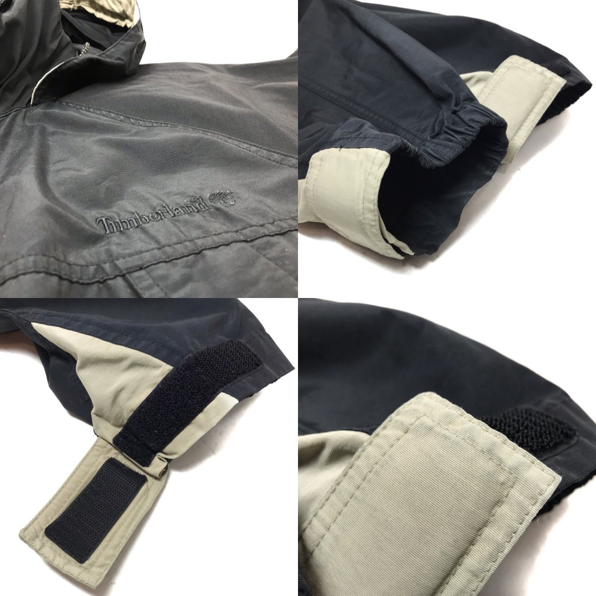 s Timberland WEATHERGEAR Cotton Nylon Field Jacket 黒 L 年製