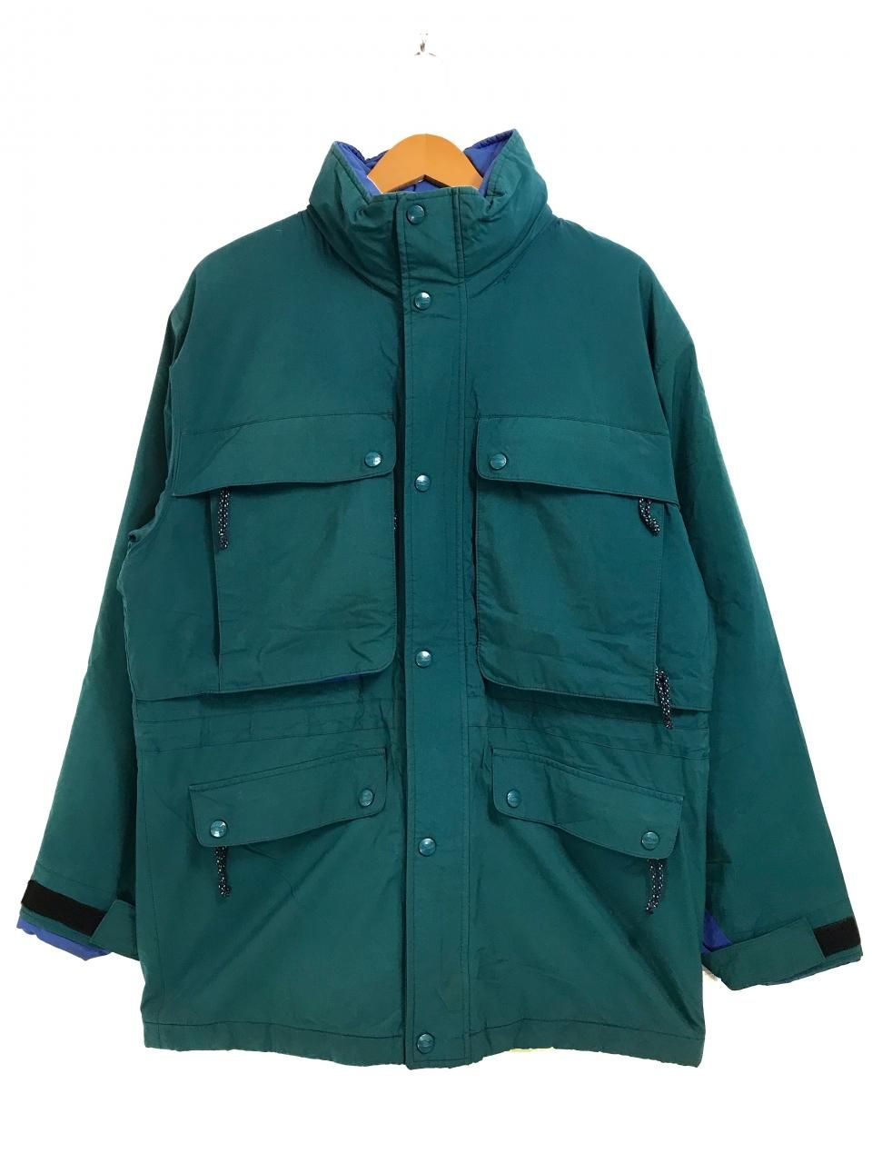 90s L.L.Bean NORTH COL GORE-TEX Padding Nylon Mountain Parka 緑 M 