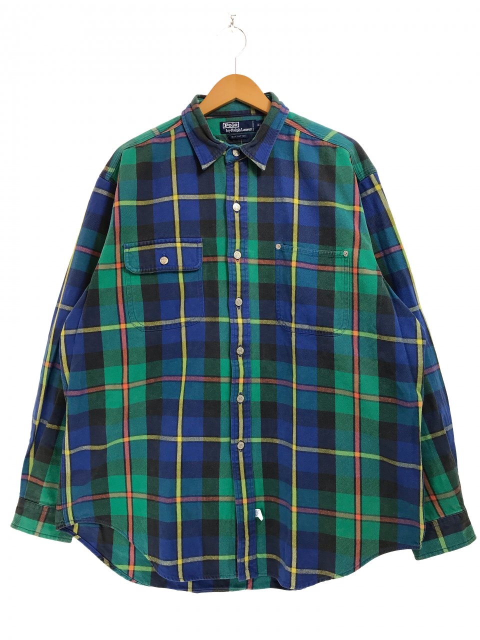 Polo Ralph Lauren Denim Check L/S Shirt マルチカラー XL ポロ 
