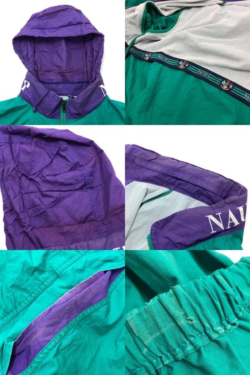 90s NAUTICA ノーティカ 刺繍 ボーダー セーリング ジャケット 90s NAUTICA ノーティカ 刺繍 ボーダー セーリング ジャケット