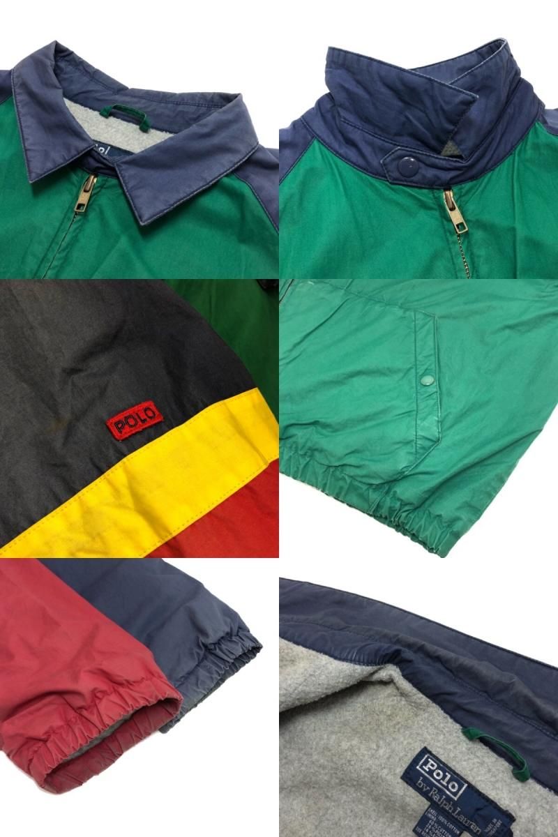 90s Polo Ralph Lauren Fleece Lined Cotton Drizzler Jacket 90s Polo Ralph Lauren Fleece Lined Cotton Drizzler Jacket