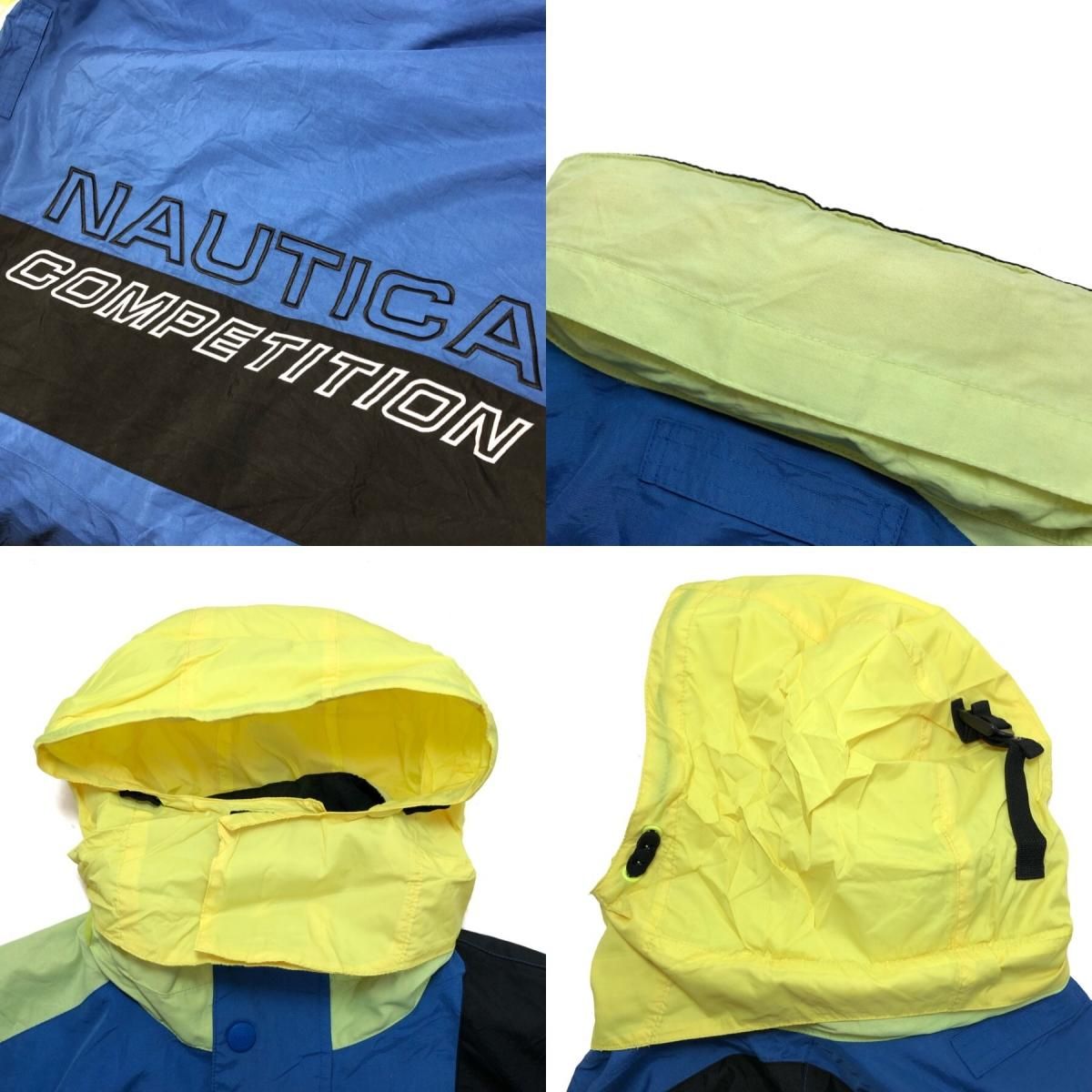 90s NAUTICA COMPETITION Reversible Nylon Sailing Jacket 青黒 90s NAUTICA COMPETITION Reversible Nylon Sailing Jacket 青黒