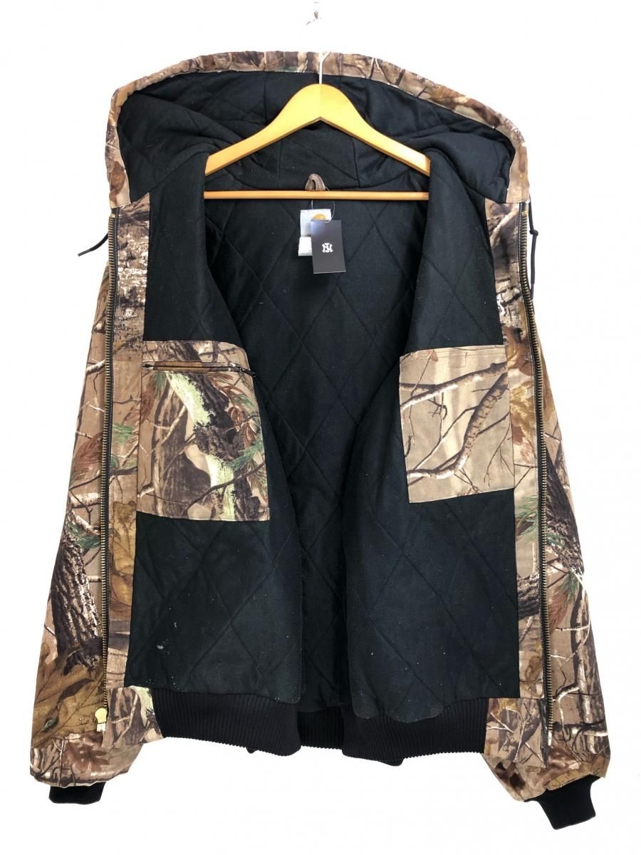 Carhartt Quilted Flannel Lined Camo Active Jacket 迷彩 XL Carhartt Quilted Flannel Lined Camo Active Jacket 迷彩 XL