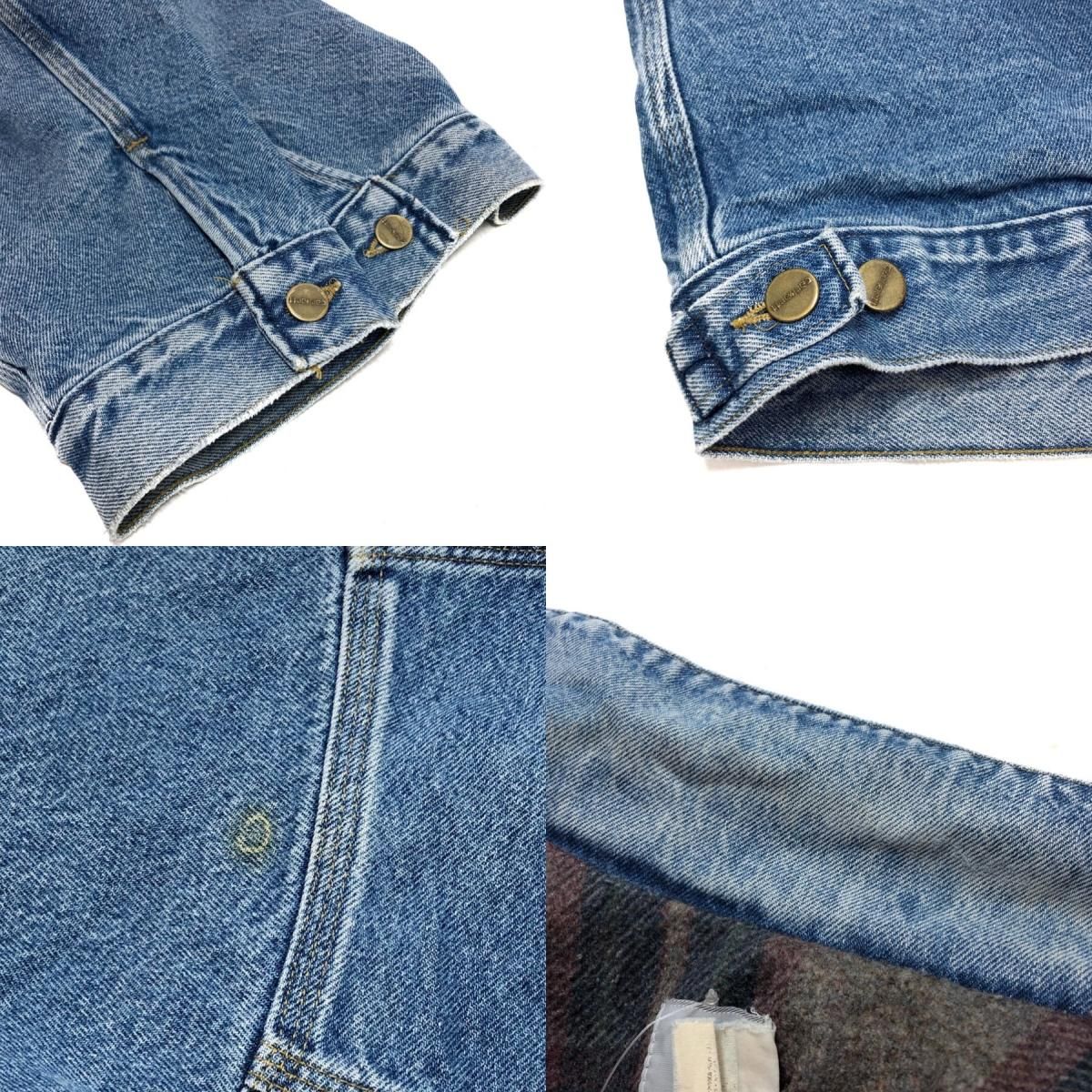 Carhartt Blanket Lined Denim Jacket 薄青 XXL カーハート Carhartt Blanket Lined Denim Jacket 薄青 XXL カーハート