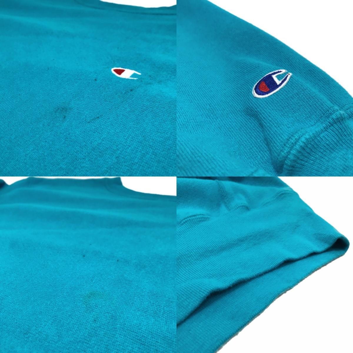 USA製 90s Champion Reverse Weave Sweatshirt 水色 XL USA製 90s Champion Reverse Weave Sweatshirt 水色 XL