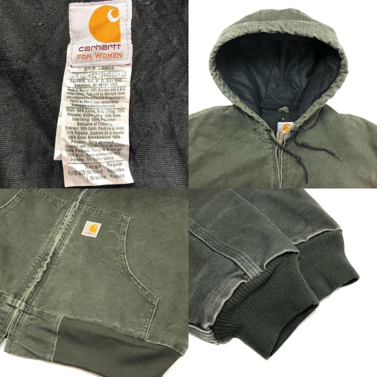 Carhartt Sandstone Quilted Flannel Active Jacket オリーブ Carhartt Sandstone Quilted Flannel Active Jacket オリーブ