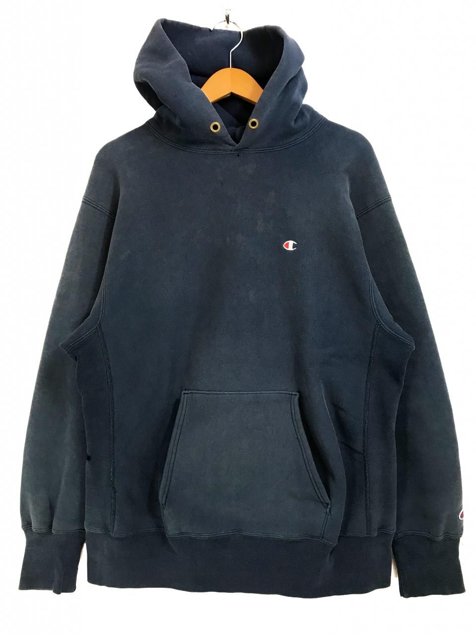 USA製 90s Champion Reverse Weave Sweat Hoodie 紺 XL チャンピオン