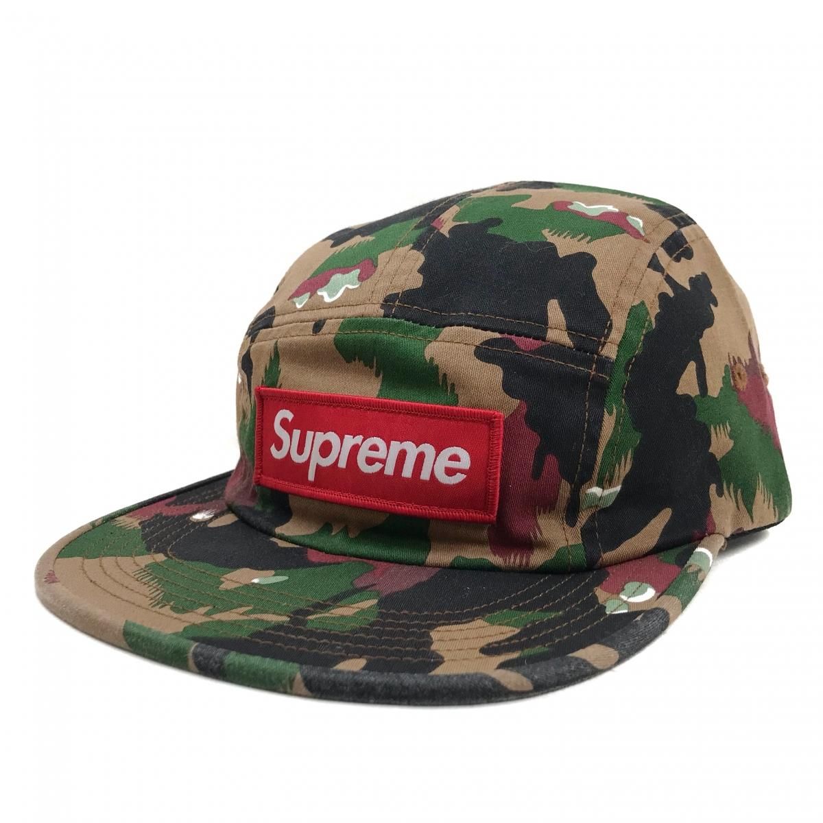 SUPREME  キャップ　カモフラージュ