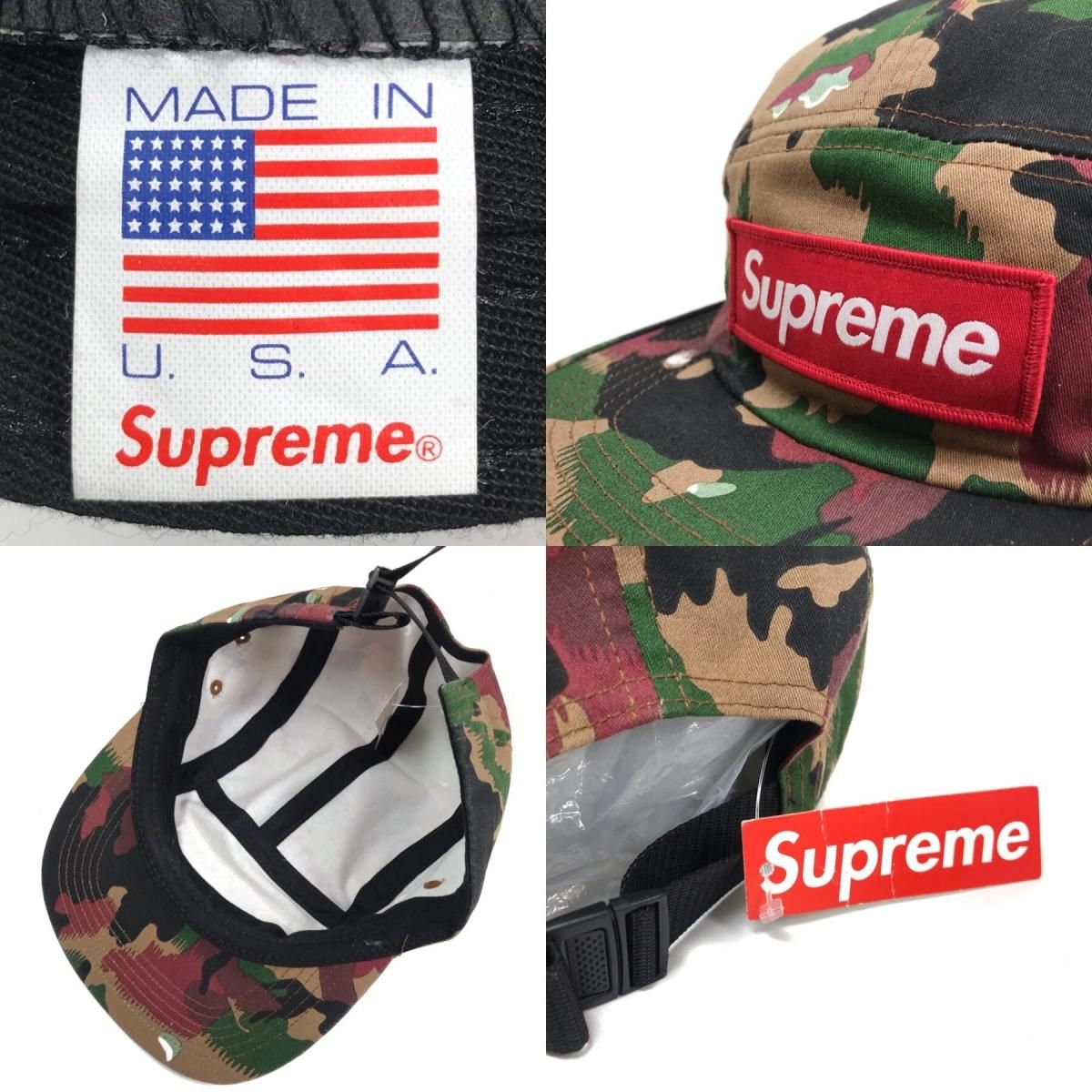 新品 17SS SUPREME Military Camp Cap (Swiss Camo 新品 17SS SUPREME Military Camp Cap (Swiss Camo