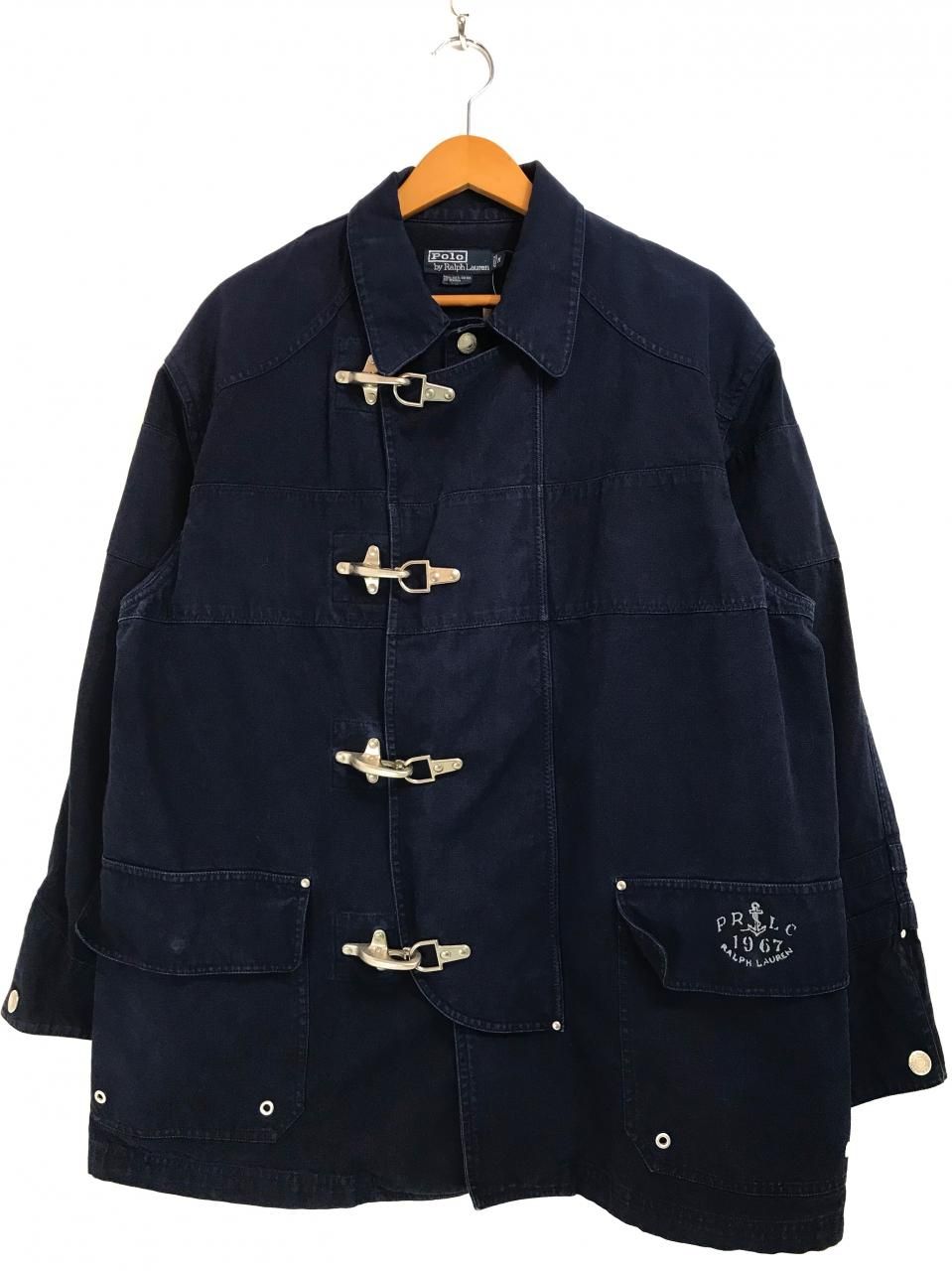 Polo Ralph Lauren Cotton Fireman Jacket 紺 Ｍ ポロ ラルフローレン ...