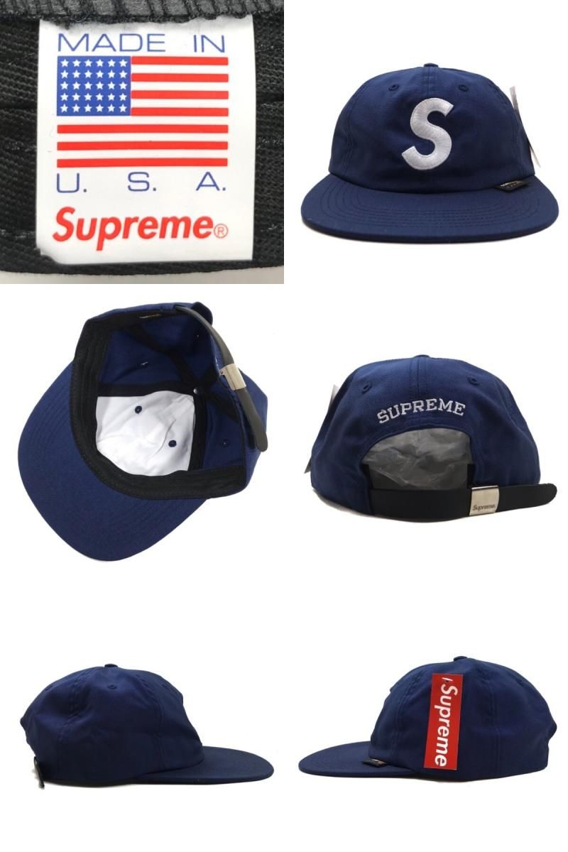 新品未使用　Supreme Cordura S Logo 6Panel navy