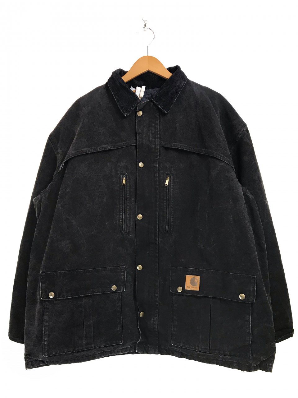 USA製 80s~90s Carhartt Blanket Lined Coverall 黒 XL カーハート 