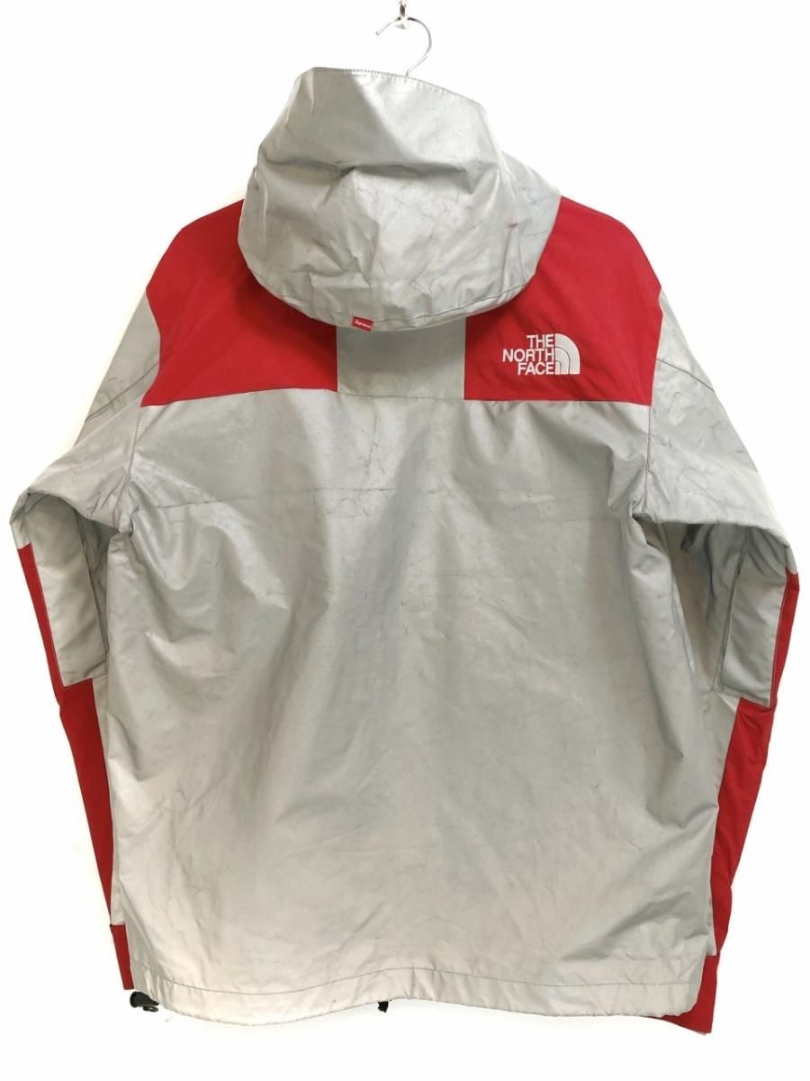 13SS SUPREME × THE NORTH FACE Reflective 3M Mountain Parka 銀赤 L ...