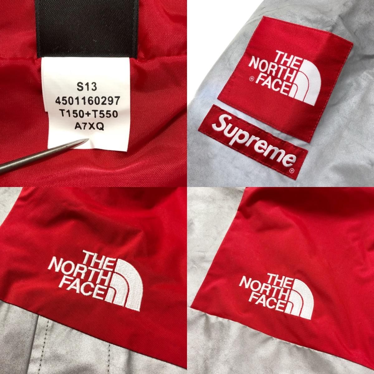 13SS SUPREME × THE NORTH FACE Reflective 3M Mountain Parka 13SS SUPREME × THE NORTH FACE Reflective 3M Mountain Parka