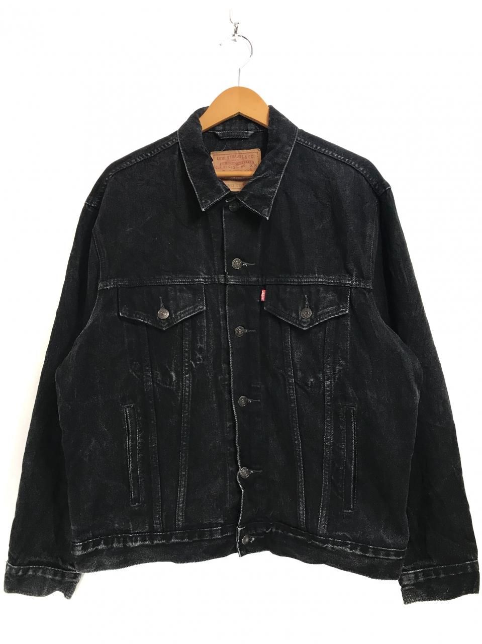 希少】LEVI'S 70503 ユーロリーバイス ブラックデニムジャケット