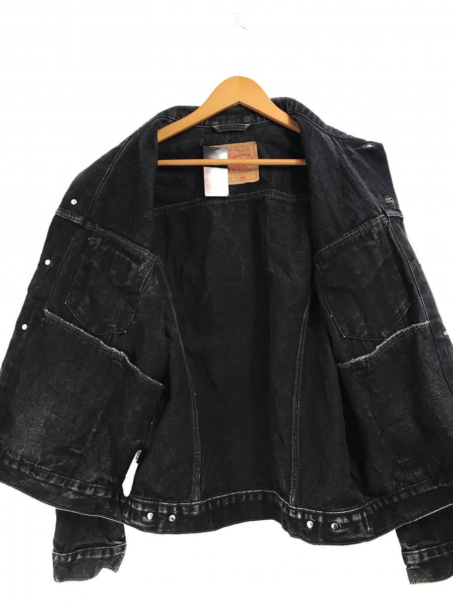 90s Levi's 70503-08 Black Denim Jacket 黒 L リーバイス Levis ...