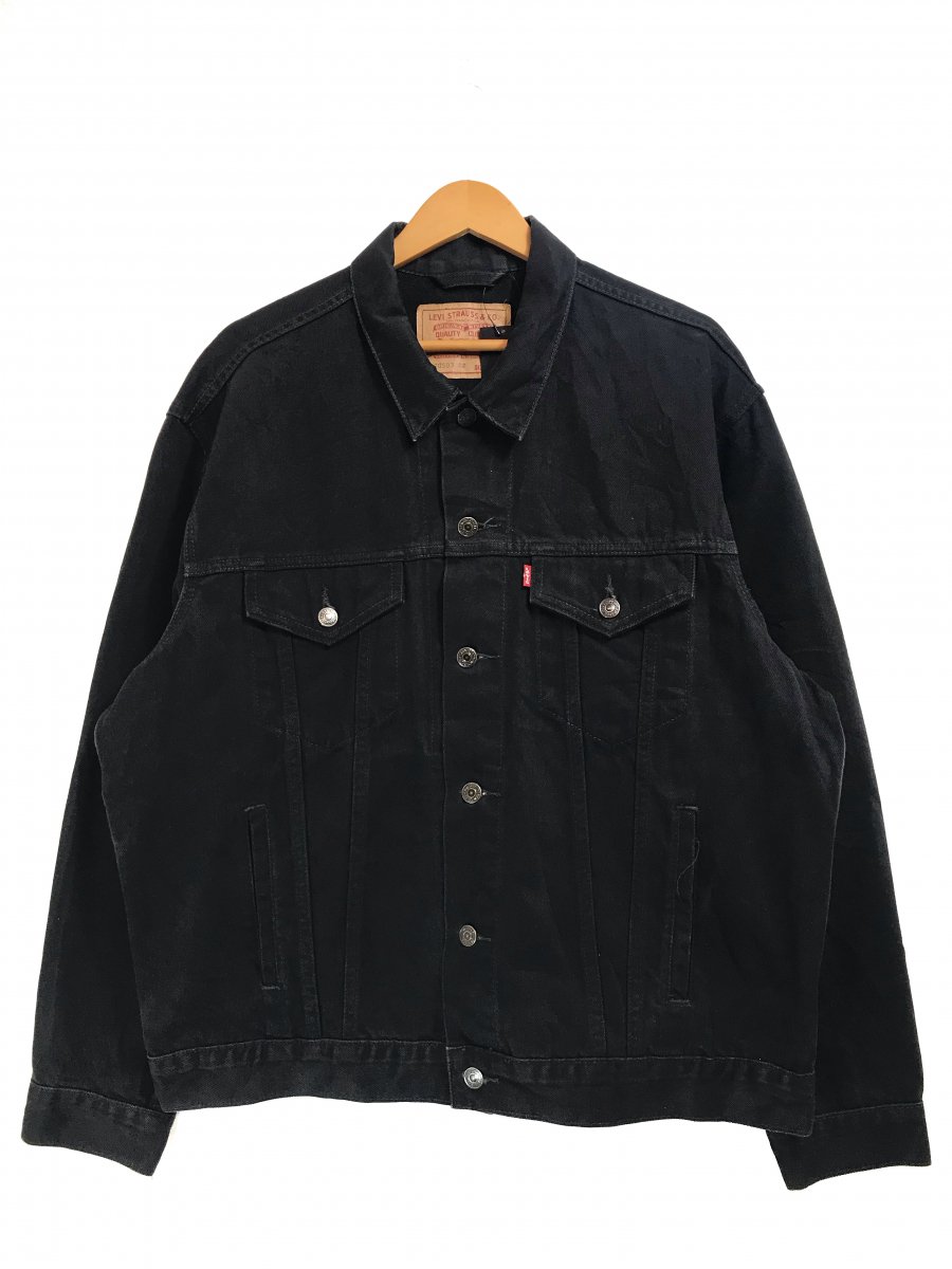 90s Levi's 70503-02 Black Denim Jacket 黒 XL リーバイス Levis 