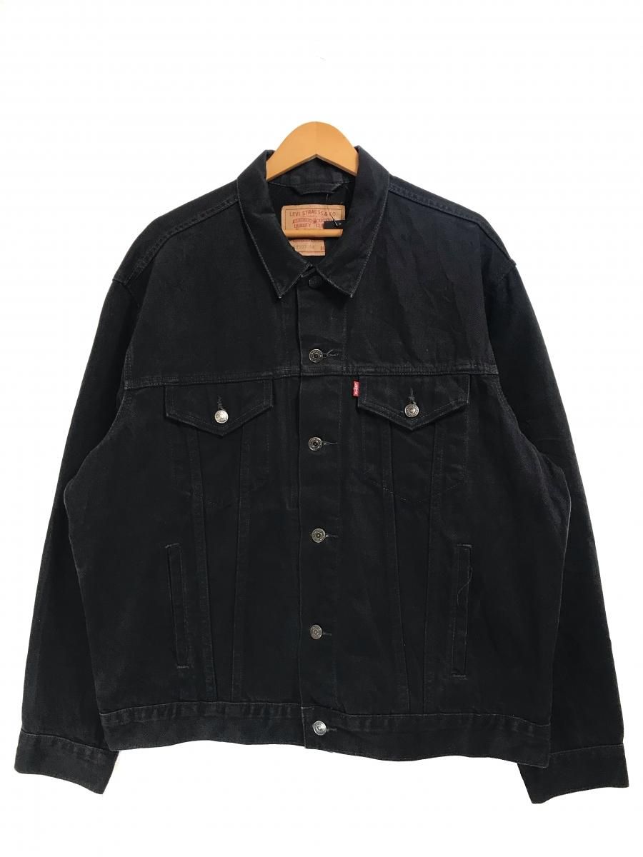 s Levi's  Black Denim Jacket 黒 XL リーバイス Levis