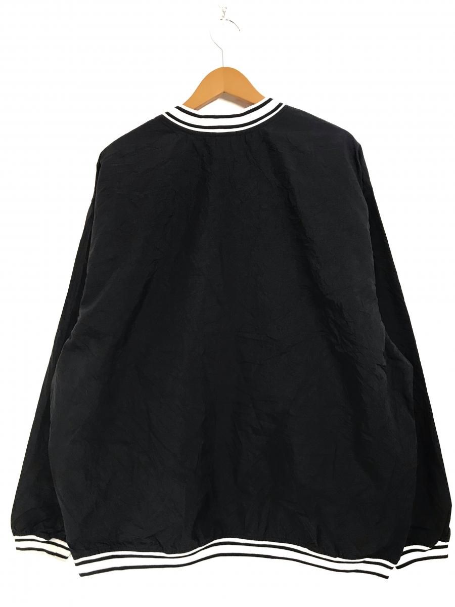 90s NIKE V-Neck Logo Nylon Pullover Jacket 黒白 XL 銀タグ 90s NIKE V-Neck Logo Nylon Pullover Jacket 黒白 XL 銀タグ
