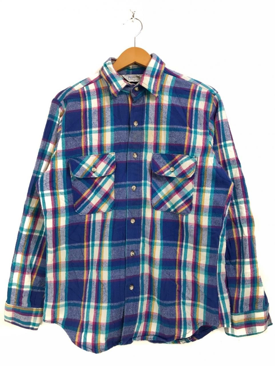 COTTON100％70's FIVEB ROTHER FLANNEL SHIRTS