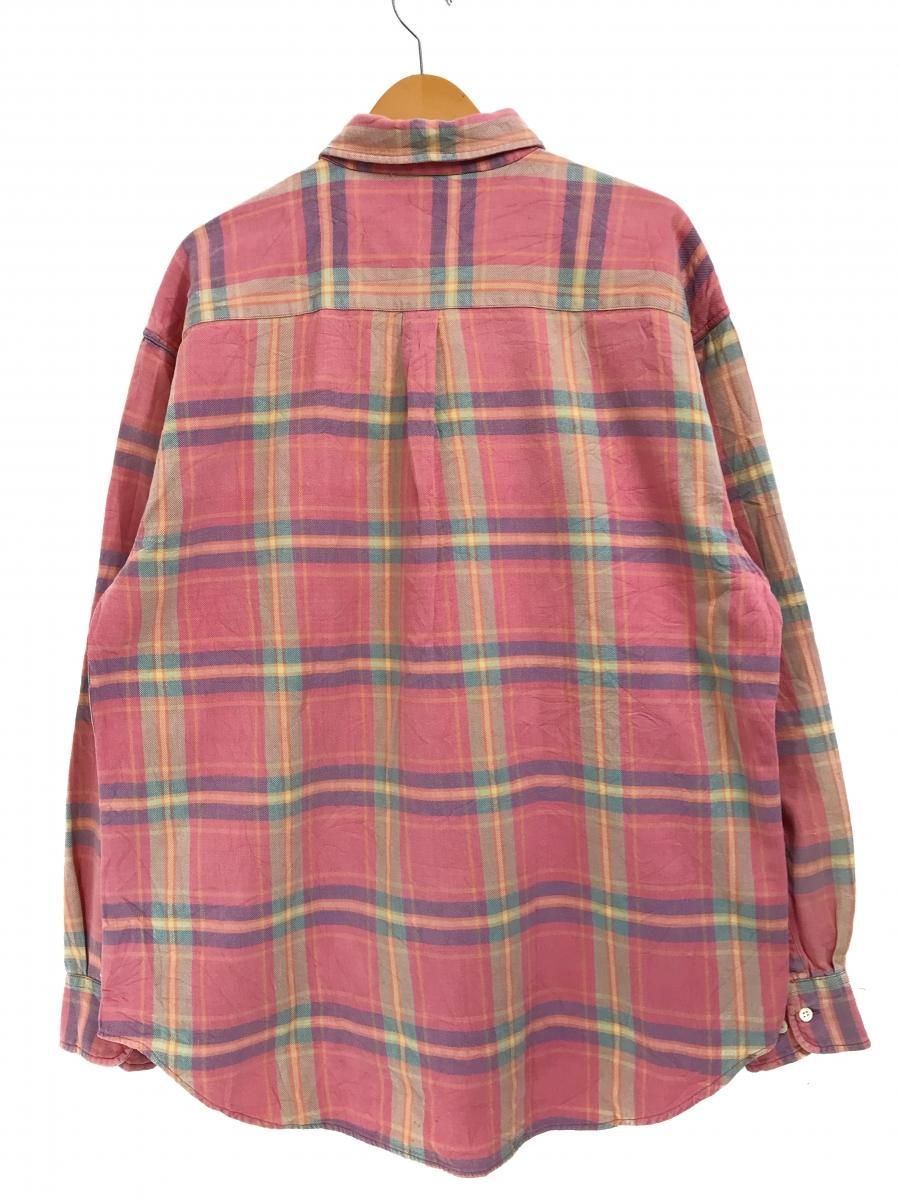 90s OLD GAP Check Cotton L/S Shirt ピンク XL オールド 90s OLD GAP Check Cotton L/S Shirt ピンク XL オールド