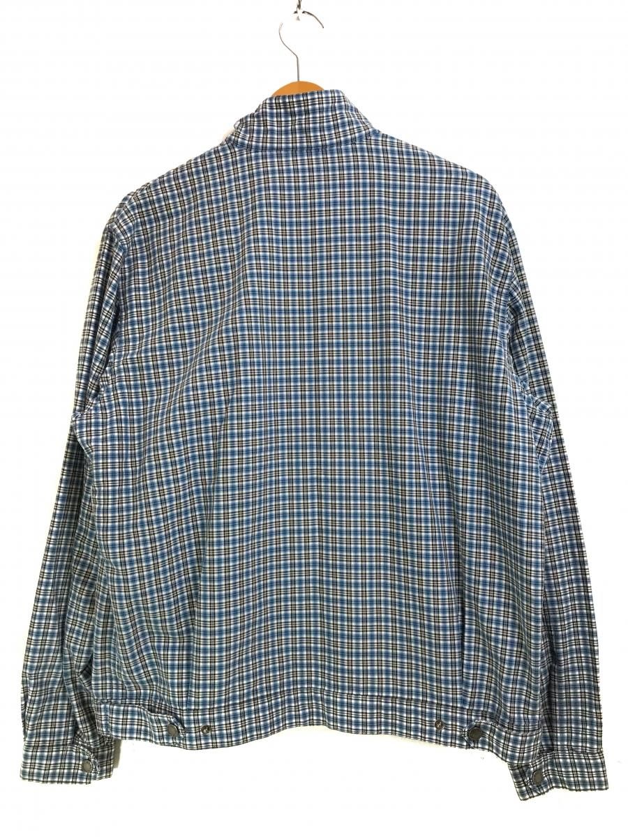Polo Ralph Lauren Check Cotton Harrington Jacket 青白 M ポロ