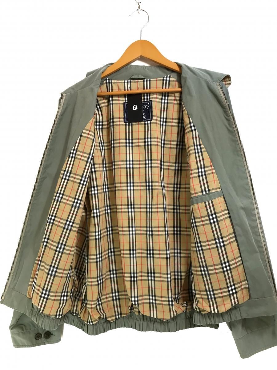 イングランド製 90s Burberry Cotton-Poly Drizzler Jacket カーキ L