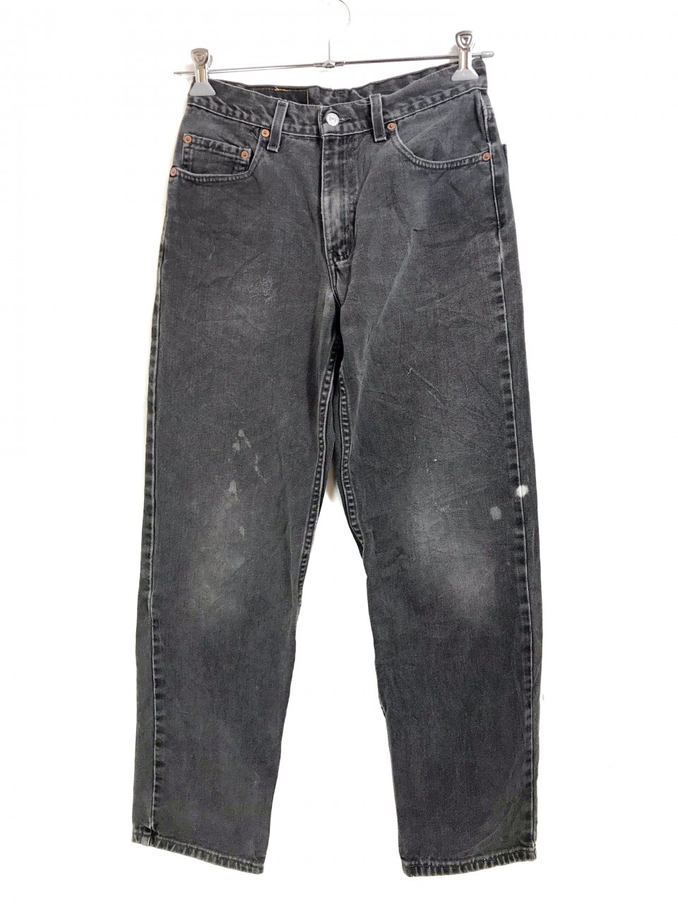 00s Levi's 550 Relaxed Fit Black Denim Pants 黒 30×30 Levis 