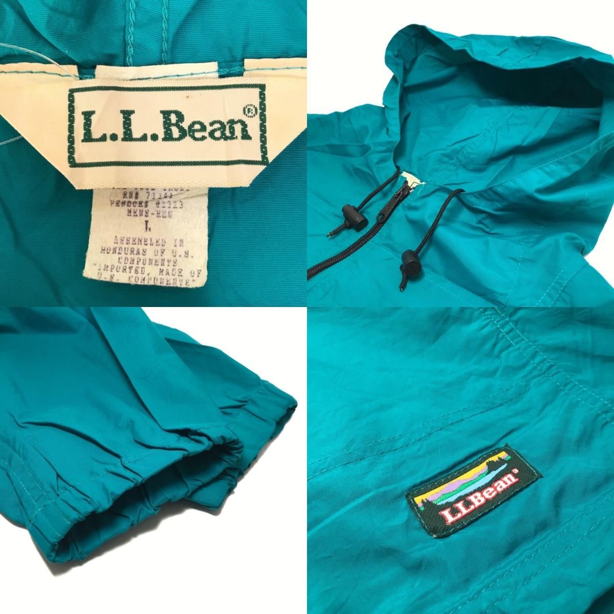 LL Bean ナイロンアノラックパーカー　90s  ホンジュラス製