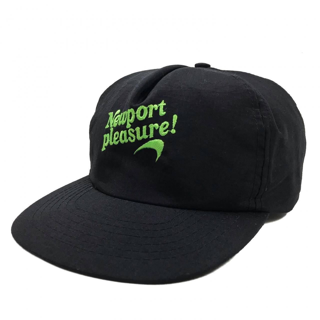 Deadstock 80s Newport Logo Nylon 5 Panel Cap 黒 デッド Deadstock 80s Newport Logo Nylon 5 Panel Cap 黒 デッド