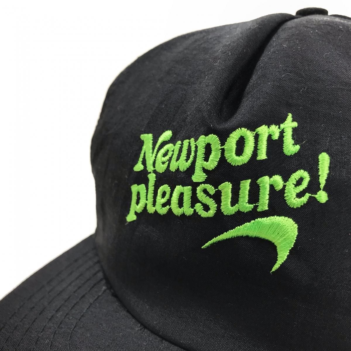 Deadstock 80s Newport Logo Nylon 5 Panel Cap 黒 デッド Deadstock 80s Newport Logo Nylon 5 Panel Cap 黒 デッド